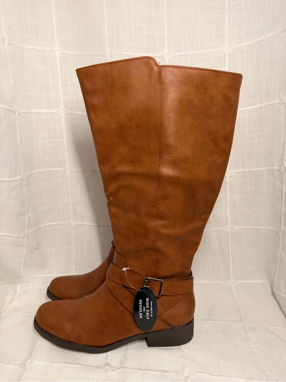NWT Style & Co Margoo Acorn Brown Wide Calf Riding Boots 7.5M
